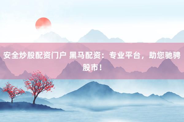 安全炒股配资门户 黑马配资：专业平台，助您驰骋股市！