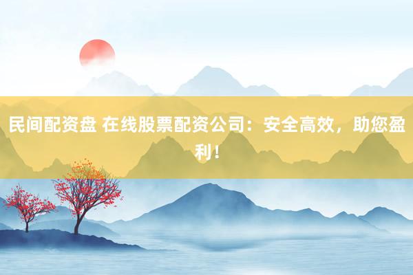 民间配资盘 在线股票配资公司：安全高效，助您盈利！