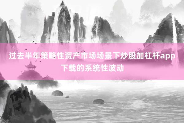 过去半年策略性资产市场场景下炒股加杠杆app下载的系统性波动