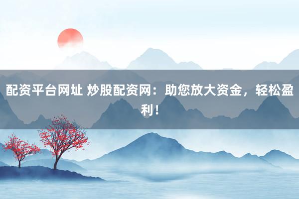 配资平台网址 炒股配资网：助您放大资金，轻松盈利！